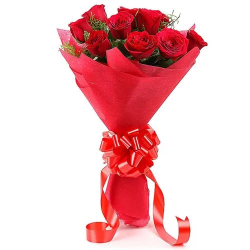 Timeless Romance Red Rose Bouquet