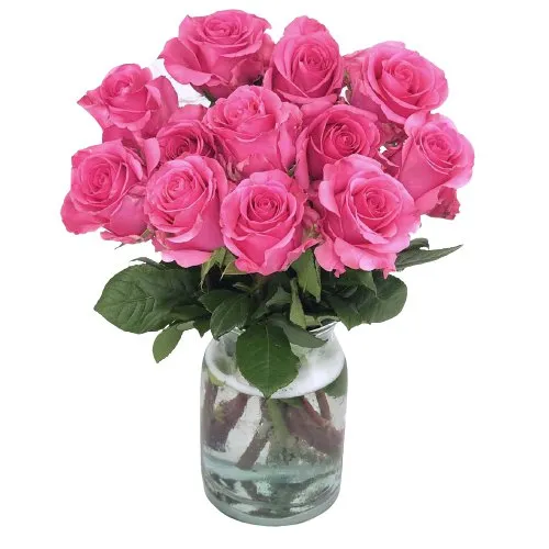 Expressive Collection of Roses in a Vase