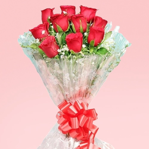 Gorgeous Red Roses Bouquet