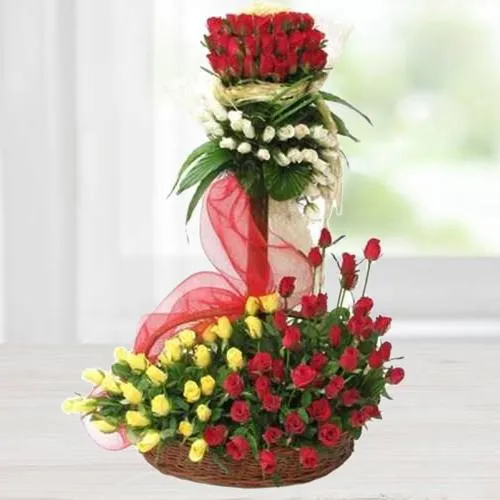 Regal Arrangement of Astonishing Roses