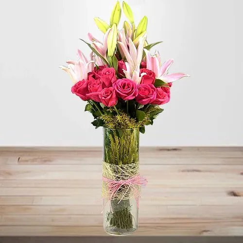 Cherishing Beauty of Pink Flowers in Vase