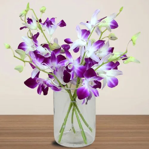 Delicate Purple Promise Flowering Vase