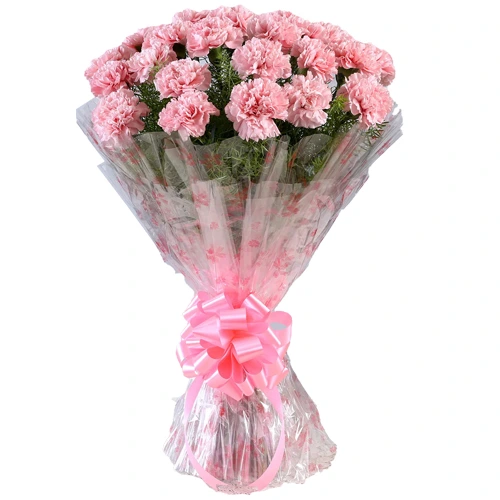 Deliver an attractive Pink Carnations Bouquet