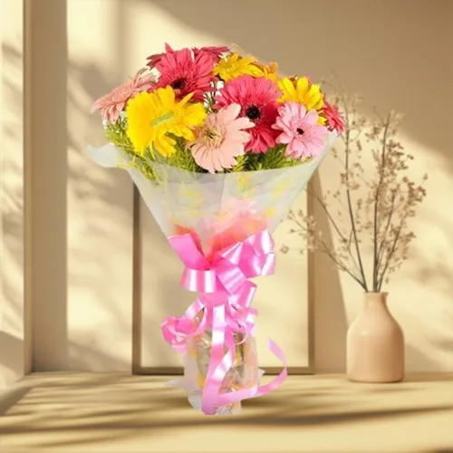 Designer Bouquet of Assorted Gerberas
