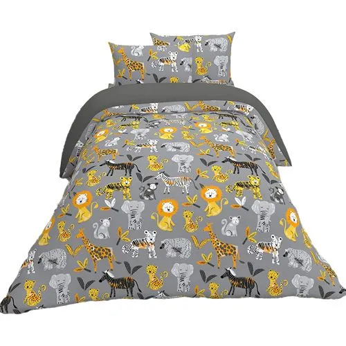 Marvellous Animal Print Single Bed Sheet N Pillow Cover Combo