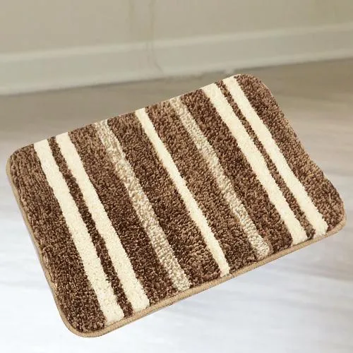 Magnificent Striped Bath Mat