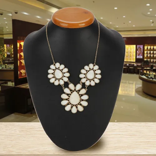 Order Floral Clustered Necklace from Avon