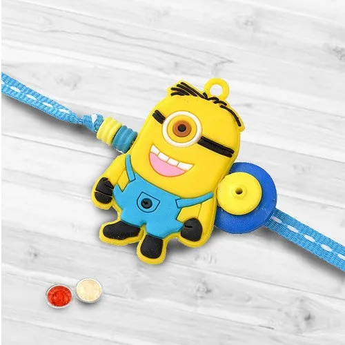 Attractive Minion Rakhi for Kids