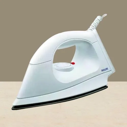 Comforting Philips Dry Iron in White Color