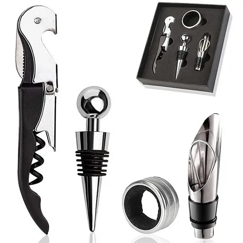 Stylish Wine Bottle Opener Kit