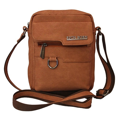 Tan Colored Foam Gents Sling Bag