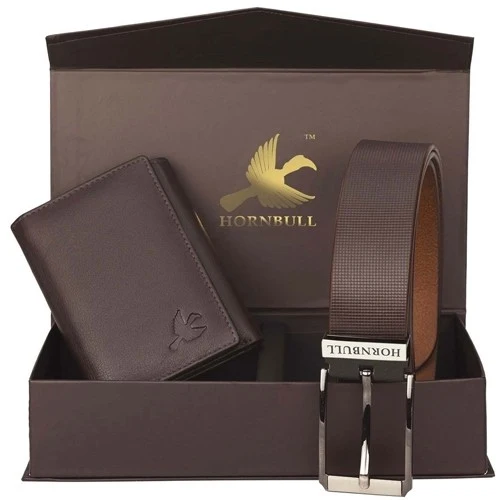 Fabulous Combo of Hornbull Mens Wallet N Belt Set