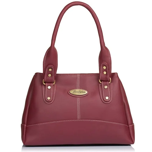 Amazing Fostelo Faux Leather Satchel Bag for Women