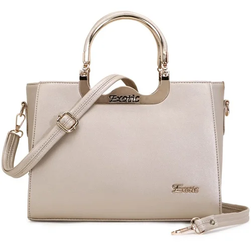 EXOTIC Cream Colored Elegant Handbag for Women