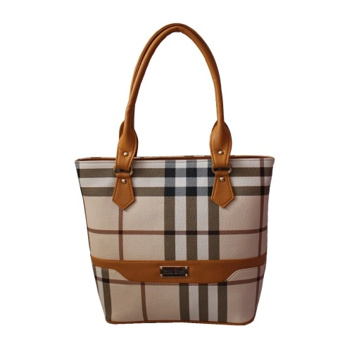 Amazing Design Bag for Women with Brown Handle