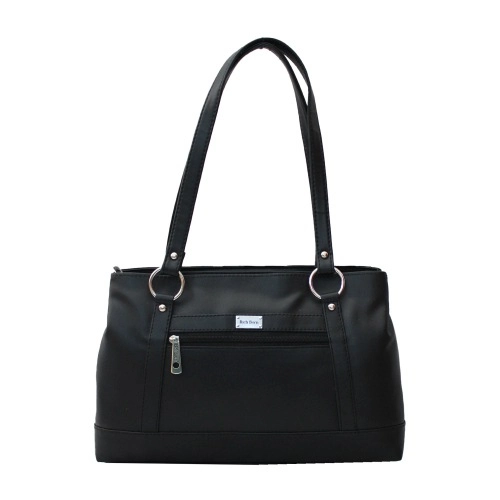 Two Chambered Office Bag for Her with Front Zip Pocket