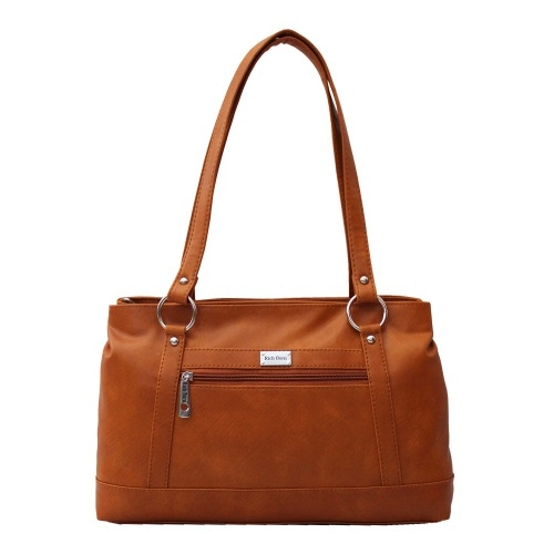 Tan Color Smart Dual Partition Office Bag for Her