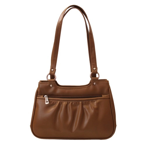 Stylish Dual Partition Tan Color Shoulder Bag for Her