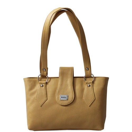 Enigmatic Yellow Shoulder Bag for Women