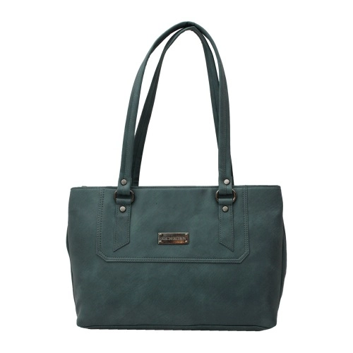 Ladies High Quality Office Bag in Mineral Green