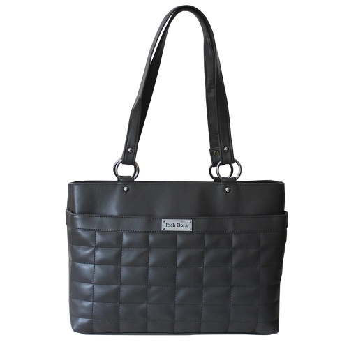 Womens Sober Square Stich Office Bag