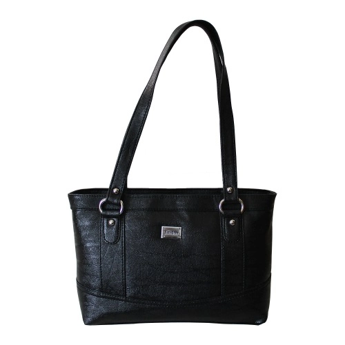 Breathtaking Black Womens Twin Chamber Shoulder Bag