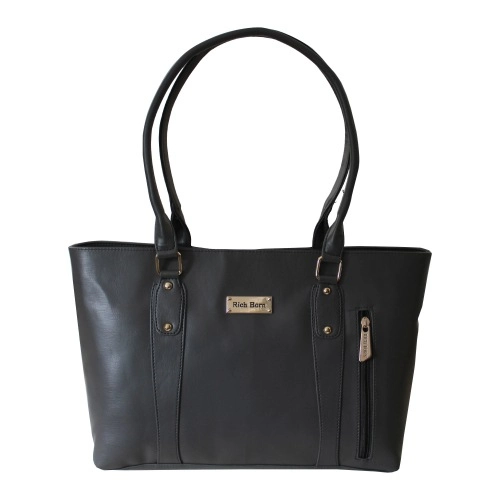 Suave Black Ladies Vanity Bag