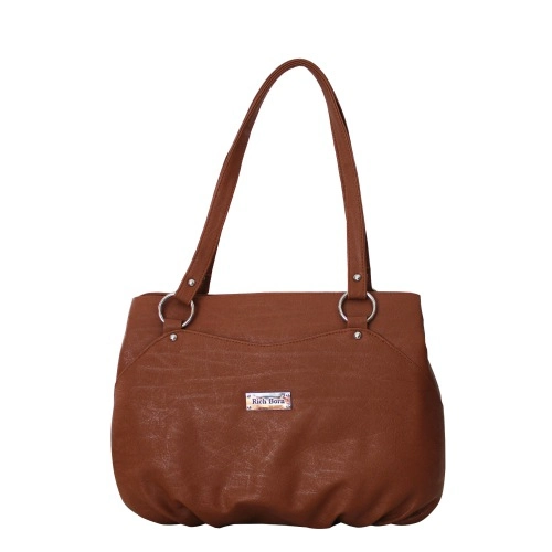 Fashionable Double Zip Womens Shoulder Bag