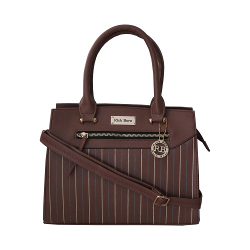 Striped Design Ladies Vanity Bag