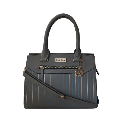 Impressive Striped Front Design Womens Side Bag