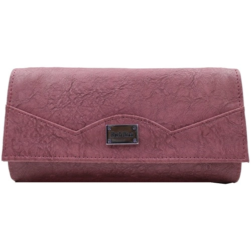 Flap Patti Sides Taper Mauve Clutch Wallet for Her