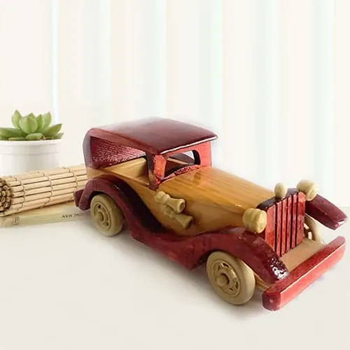 Splendid Vintage Vehicle Wooden Car Toy