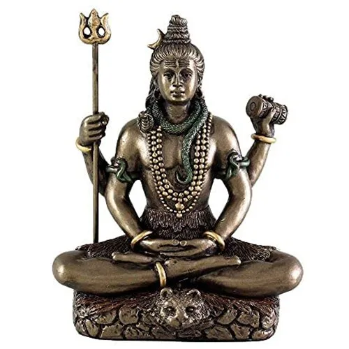 Amazing Lord Shiv Bronze Finish Idol