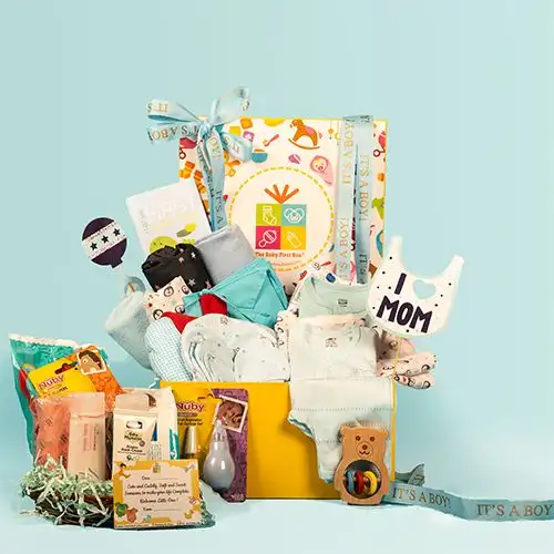 Adorable New Born Baby Boy Summer Hamper