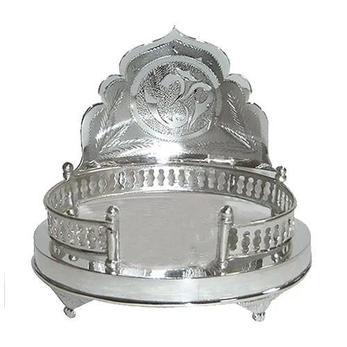 Order Remarkable Silver Plated Mandir Case