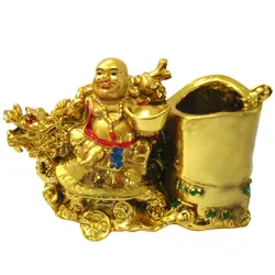 Impressive Laughing Buddha Pen Stand