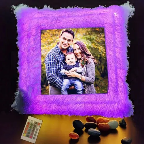 Lovely Personalized LED Cushion for Mom