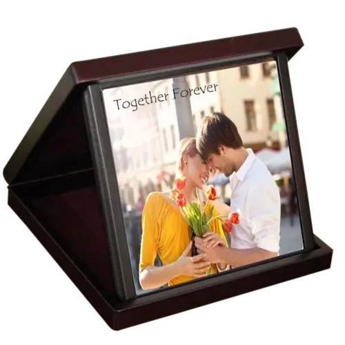 Send Personalized Photo Tile in a Case