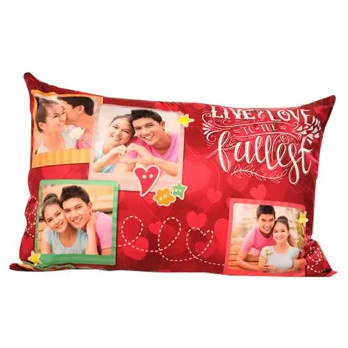 Online Rectangular Personalized Photo Cushion