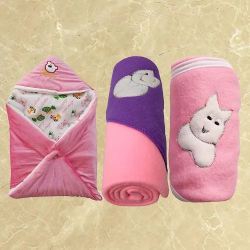 Outstanding Fleece Hooded Blanket for New Born Babies