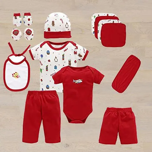 Marvelous Gift Set of Cotton Clothes for Babies	