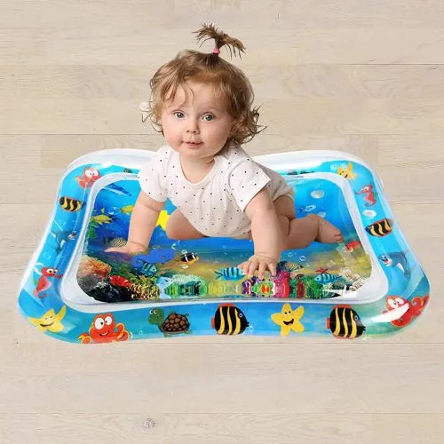 Remarkable Inflatable Water Tummy Time Playmat for Babies
