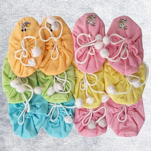Attractive Set of Bootie for Baby Boy N Baby Girl