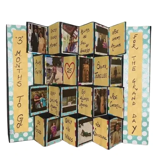 Special Pop Up Personalized Zig Zag Card