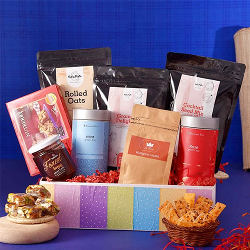 Tasty Assorted Healthy Treats Gift Hamper