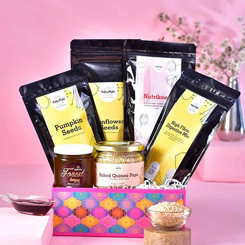 A Treat of Healthy Seeds, Quinoa N Honey Gift Hamper