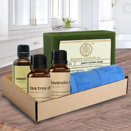 Exquisite Essential Oil Hamper for Mothers Care