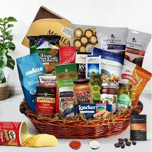 Ideal Gourmet Basket for Pyara Bhaiya with Free Roli Tika