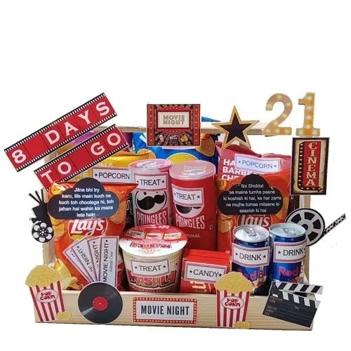 Luxurious Movie Night Theme Gift Hamper