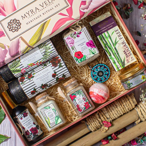 Exclusive Myra Veda Self Care Extra Large Gift Hamper